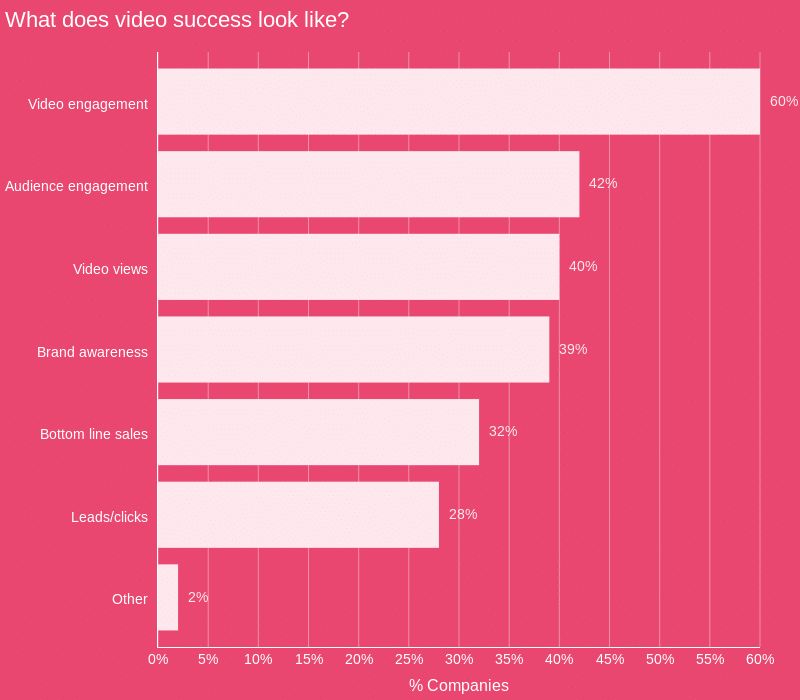 Video marketing ROI survey results