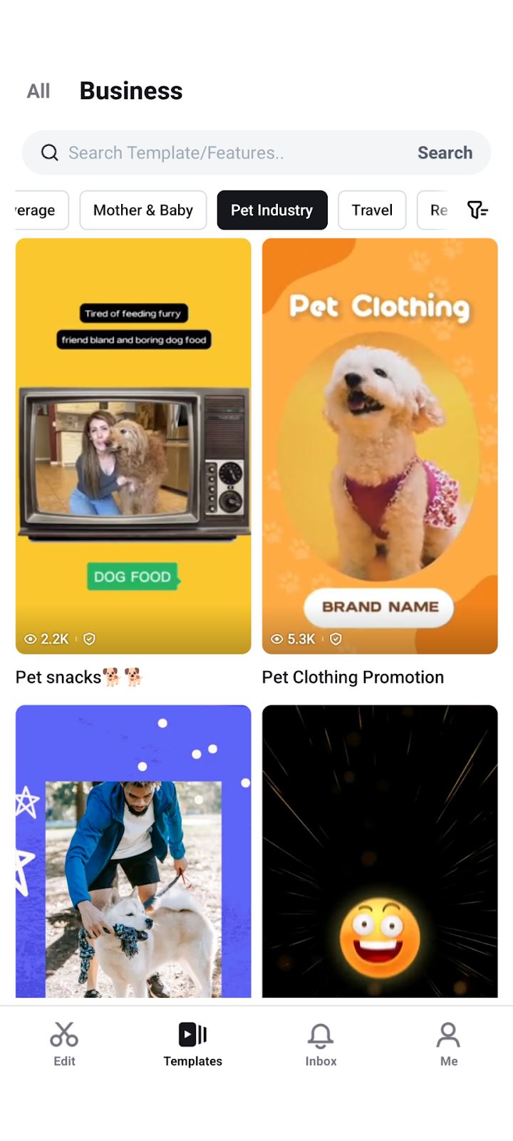 CapCut templates