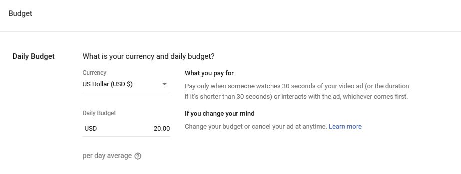 budget
