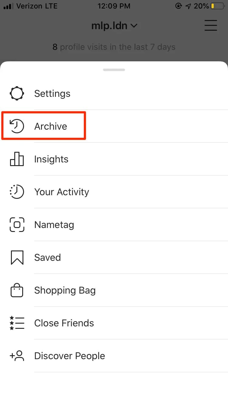 Instagram Stories archive