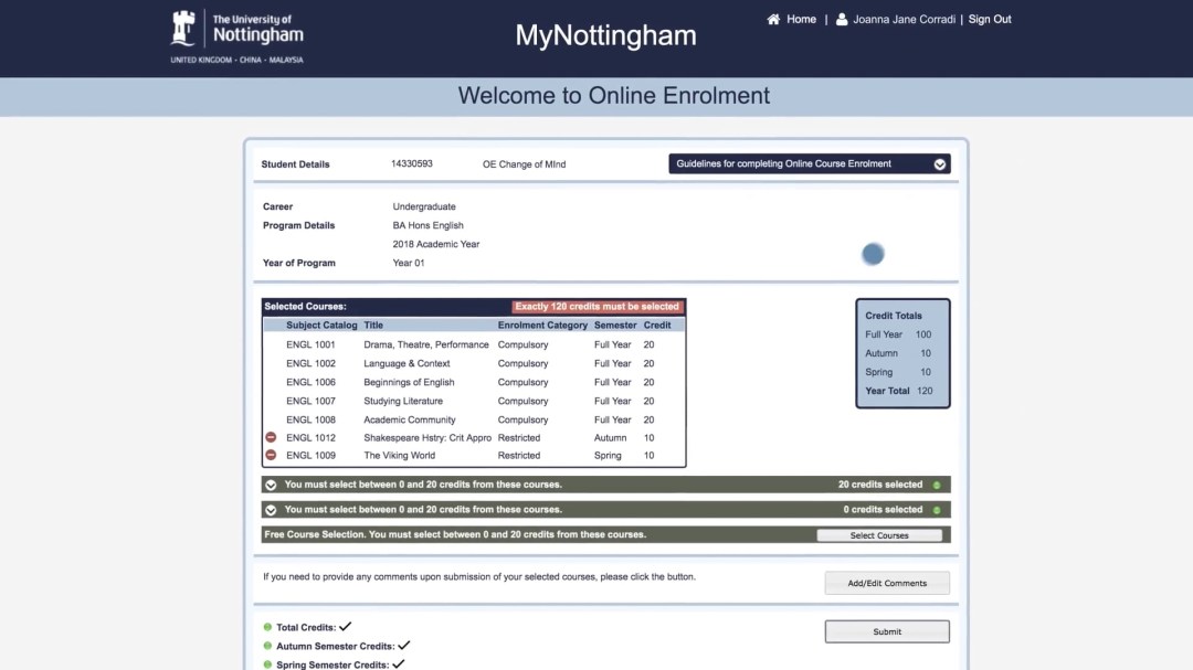 Nottingham University