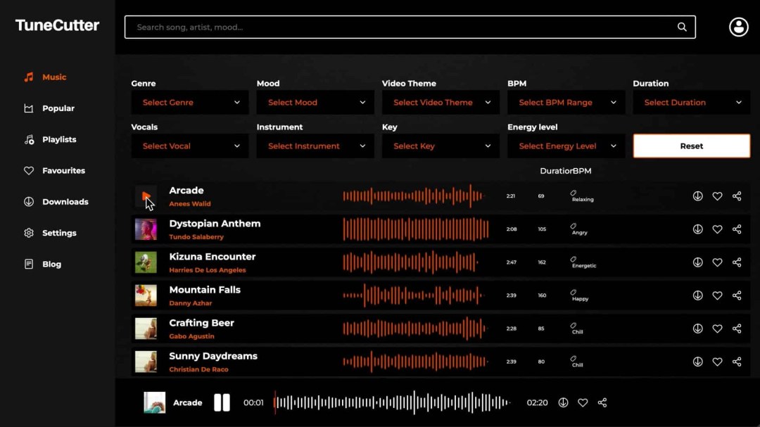 Tunecutter